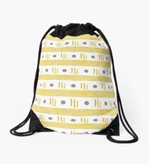Dot Dash Drawstring Bag