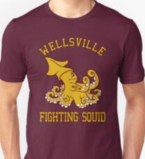 Wellsville Fighting Squid (Pete and Pete/Notre Dame parody) Unisex T-Shirt
