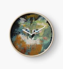 Himalayan Cat Clock