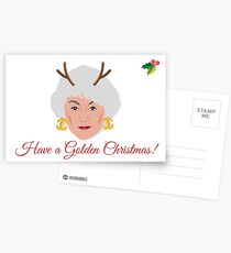 Goldene Mädchen - Dorothy Zbornak Weihnachtskarte Postkarten