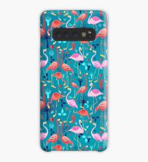 beautiful pattern lovers flamingo Case/Skin for Samsung Galaxy