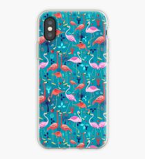 beautiful pattern lovers flamingo iPhone Case