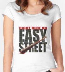 The Walking Dead - Easy Street Women's Fitted Scoop T-Shirt