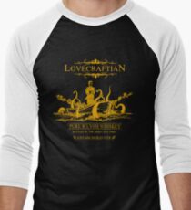 Lovecraftian - R'lyeh Whiskey Gold Label Men's Baseball ¾ T-Shirt