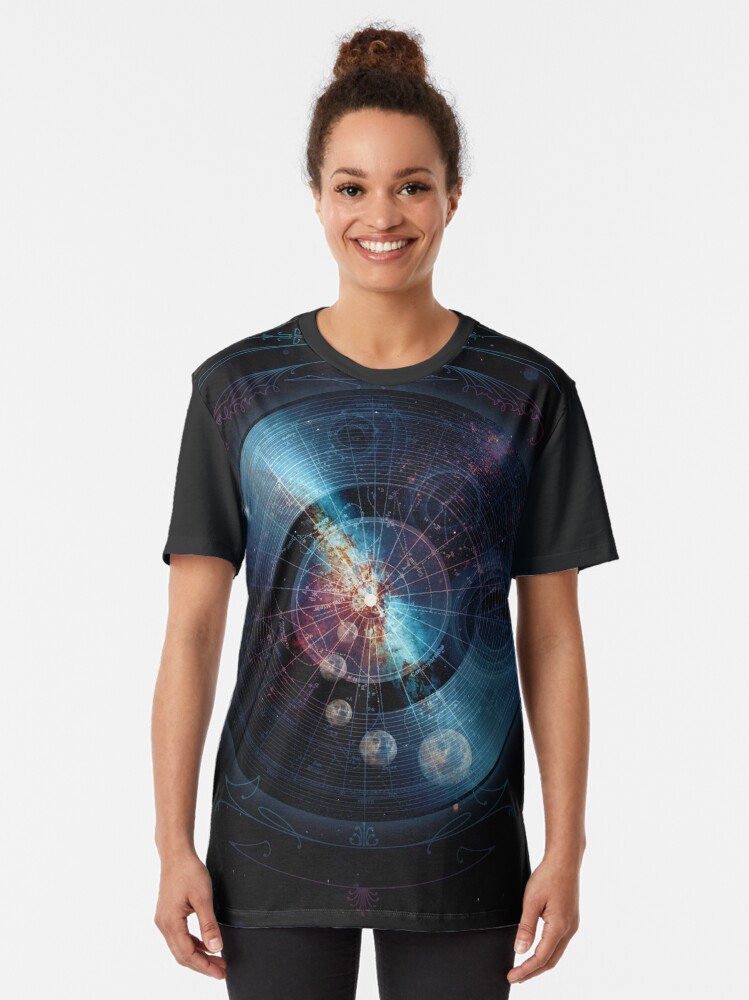 Alternate view of Space Music Graphic T-Shirt