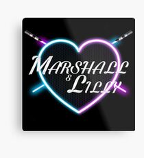 Marshall & Lilly (Wie ich deine Mutter traf) Metallbild
