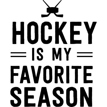 Hockey is my favorite season Throw Pillow for Sale by sportsfan