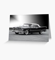 1957 Chrysler Crown Imperial Convertible Greeting Card
