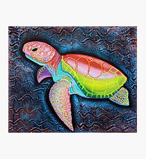 Lámina fotográfica Tortuga marina Ridley de Kemp