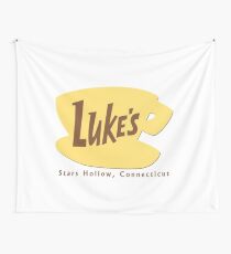Lukes Diner Logo Gilmore Girls Wall Tapestry