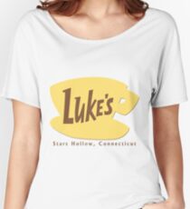 Lukes Diner Logo Gilmore Girls Women's Relaxed Fit T-Shirt
