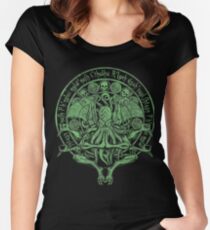 The Idol Sick Green Variant Cthulhu God Art Women's Fitted Scoop T-Shirt