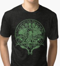 Camiseta de tejido mixto The Idol Sick Green Variant Cthulhu Dios Arte