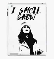 I smell snow iPad Case/Skin