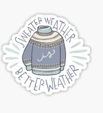 Sweater Weather Sticker