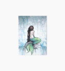 Mermaid Watercolor Painting Art Board