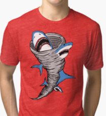 Shark Tornado Tri-blend T-Shirt