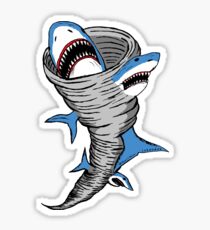 Shark Tornado Sticker