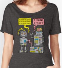 Robot Talk Women's Relaxed Fit T-Shirt