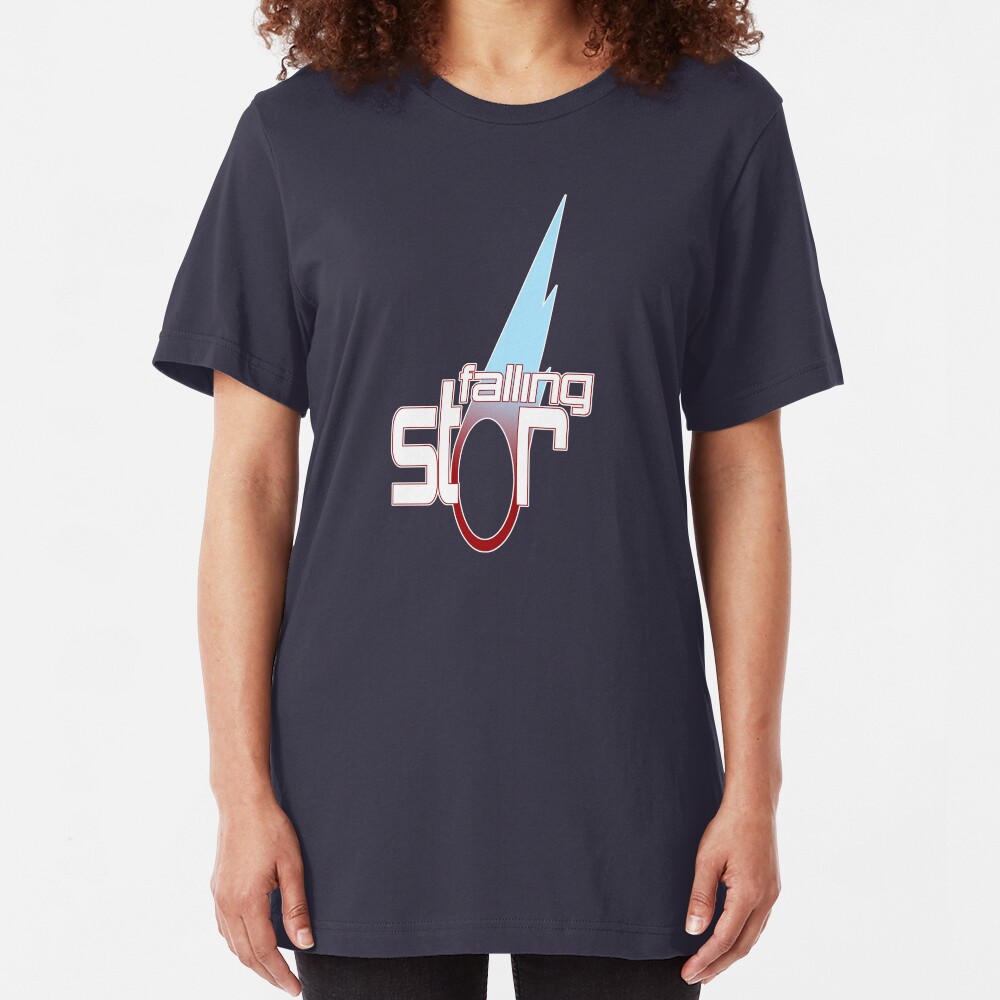 Falling Star Title Logo Slim Fit T-Shirt