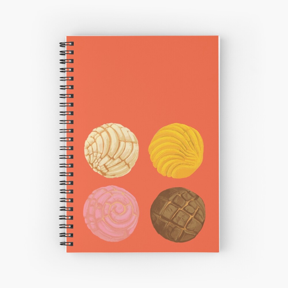Concha - pan de huevo Spiral Notebook