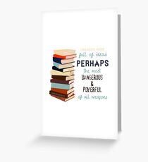 Libraries were full of Ideas Greeting Card