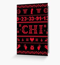 Chicago Sweater Greeting Card
