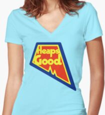 Heaps Good Again Women's Fitted V-Neck T-Shirt