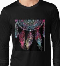 featured black mandala Long Sleeve T-Shirt