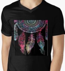 featured black mandala Men's V-Neck T-Shirt