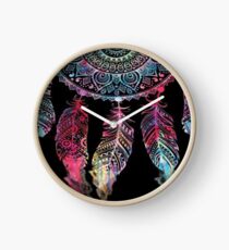 featured black mandala Clock