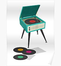 Record Player Poster