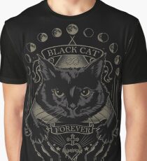 Black Cat Cult Graphic T-Shirt