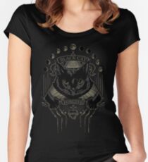 Black Cat Cult Women's Fitted Scoop T-Shirt
