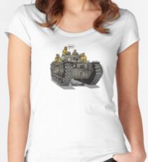 The Dogs of War: Churchill Tank Women's Fitted Scoop T-Shirt