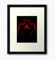 Akuma: Raging Demon Framed Print