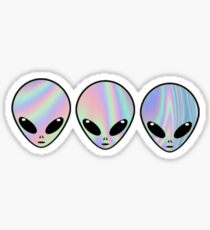 Holo Aliens Sticker