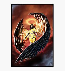 Robot Angel Painting 001 Photographic Print