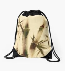 "Awareness" Sumi-e bamboo painting on paper Drawstring Bag