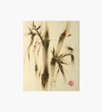"Awareness" Sumi-e bamboo painting on paper Art Board