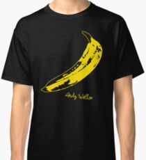 Retro Velvet Underground Andy Warhol Banana Rock Black T Shirt Sz S M L XL Classic T-Shirt