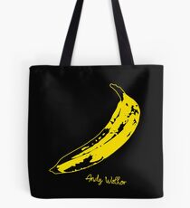 Retro Velvet Underground Andy Warhol Banana Rock Black T Shirt Sz S M L XL Tote Bag