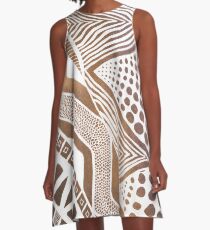 Rustic Tribal A-Line Dress