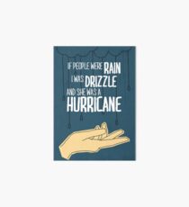 She Was A Hurricane Art Board