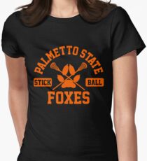 Palmetto State Stickball Orange Tailliertes T-Shirt für Frauen