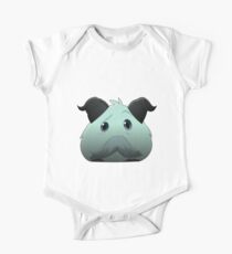 Body de manga corta para bebé Poro