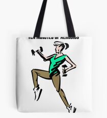 Aerobics lady Tote Bag