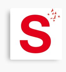 Typography, Font, S, Alphabet, Letter Canvas Print