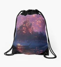 Tangled Lanterns! Drawstring Bag