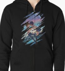 Taki Tachibana and Mitsuha Miyamizu Zipped Hoodie